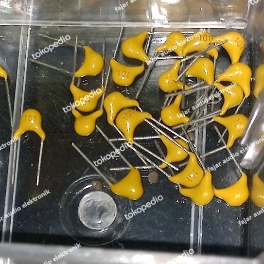 kapasitor mlcc 101 100pf 100 pf multilayer capasitor original multi