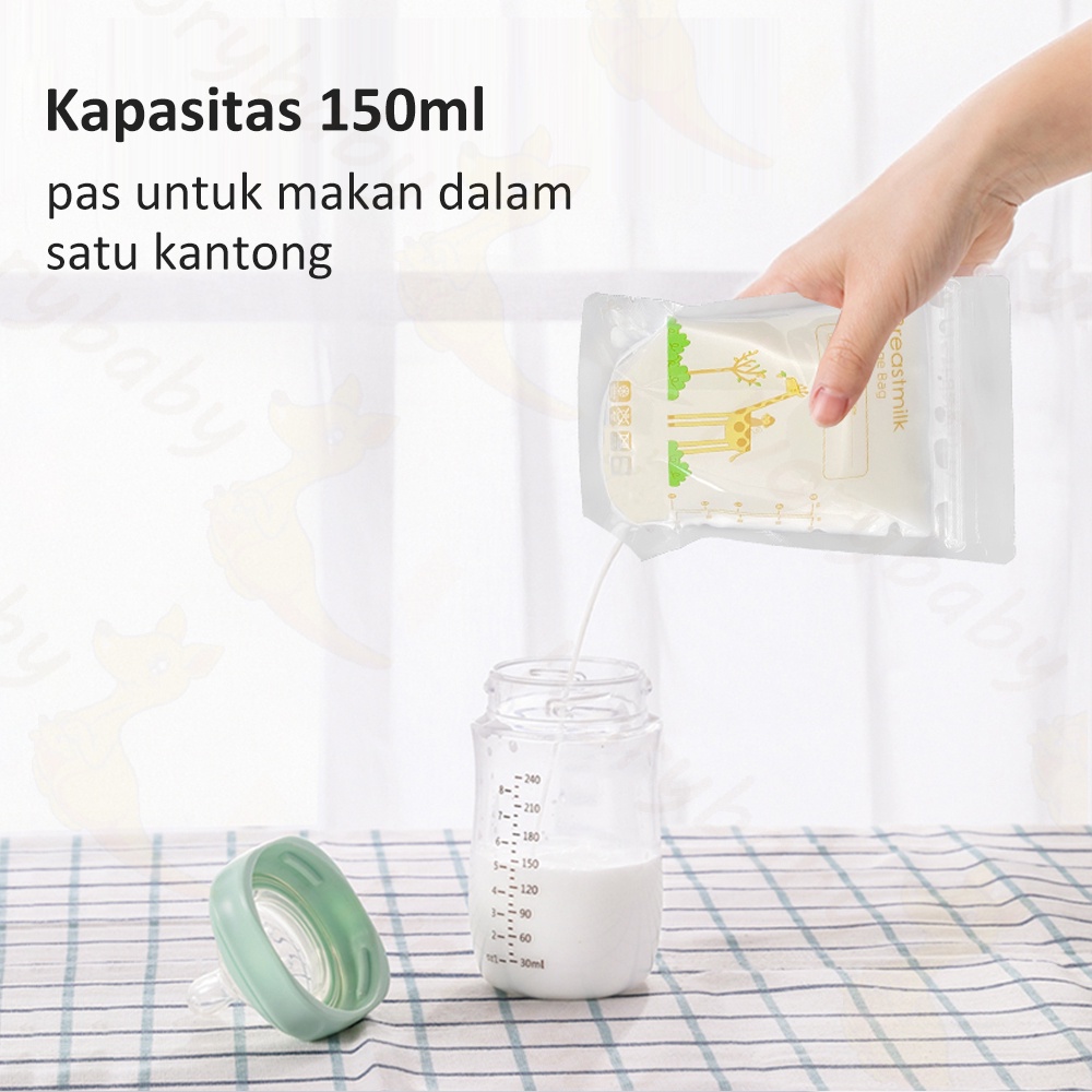 Ivorybaby Kantong asi 150ml isi 30 pcs Kantung plastik asi Breast milk storage bag Kantung asi