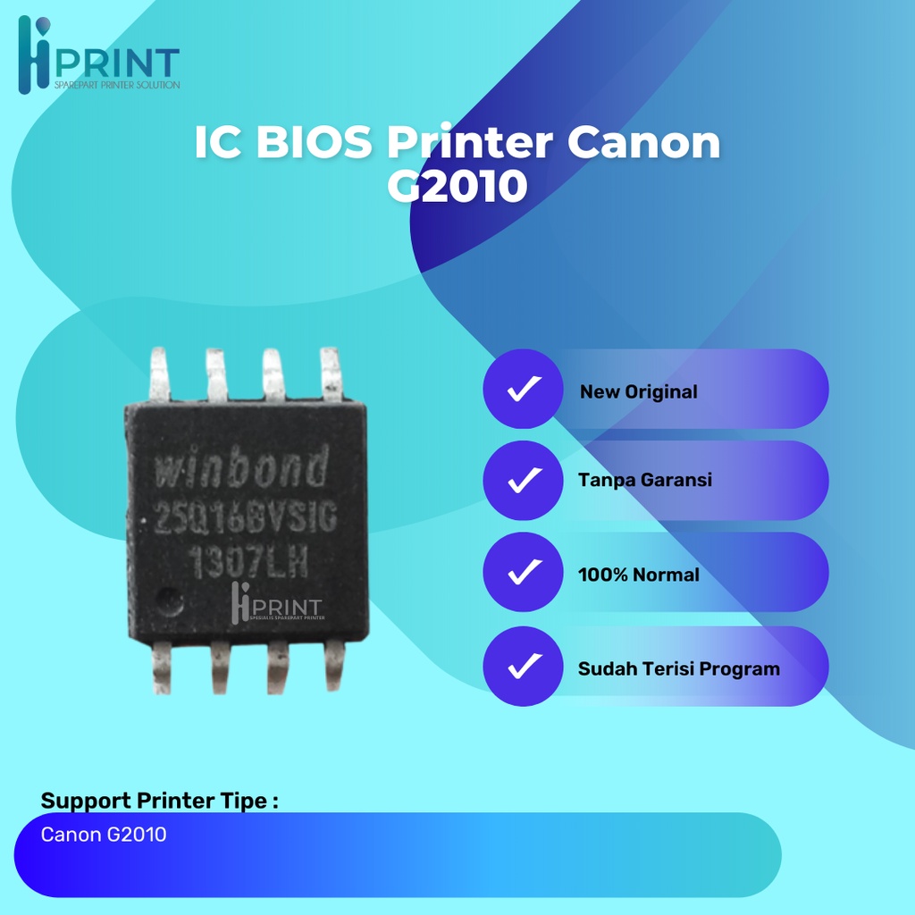 IC BIOS Canon G2010 25Q16, Resetter Printer Canon G2010, Firmware Canon G2010 New