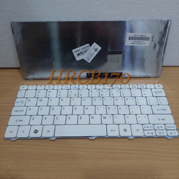 Keyboard Acer Aspire One 532h D255 D257 D260 D270 522 PUTIH -HRCB