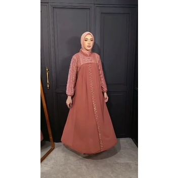 Gamis Queen Maxi Dress  by Mugfa Ori Terbaru LD 110