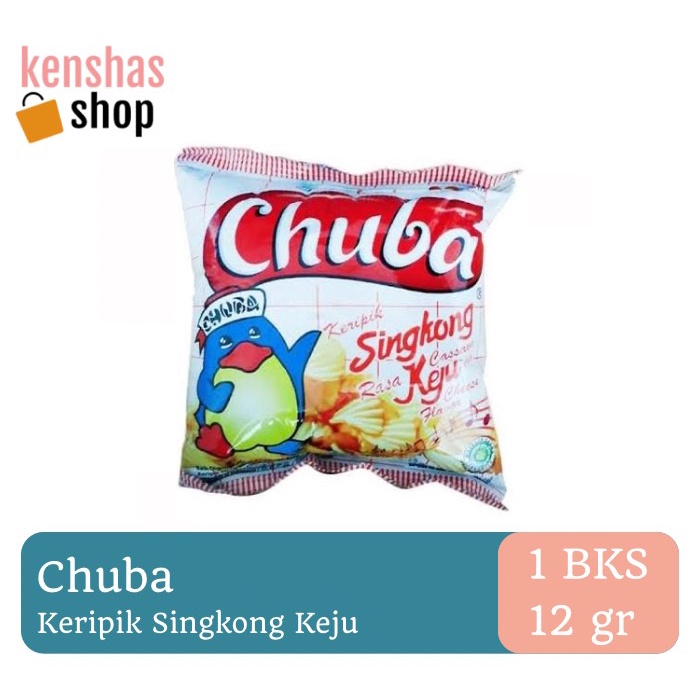 

CHUBA KERIPIK SINGKONG 12GR UKURAN KECIL RASA BALADO DAN KEJU