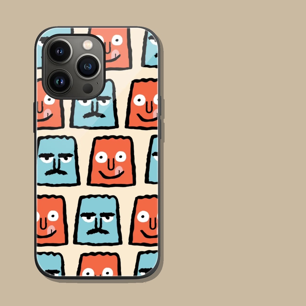 Casing Hp Pattern Lucu For Android & iPhone 11 12 13 14 Pro Max Casing iP Xr X Xs 6 6S 7 8 Plus SE 2