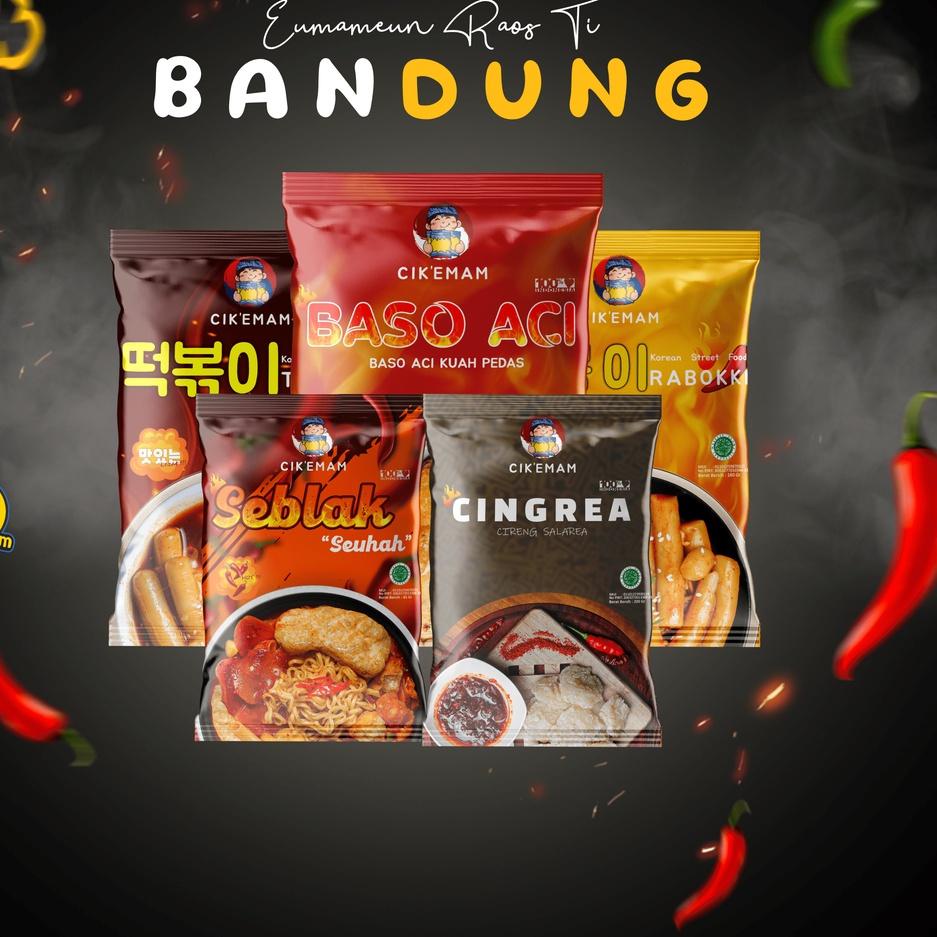 

Free Ongkir Cik’Emam – Paket B ( Rabokki Topokki Baso Aci Cingrea Seblak Ramen ) Korean Food Tteokbokki Tteokpokki Boci Pedas Gurih Cikemam