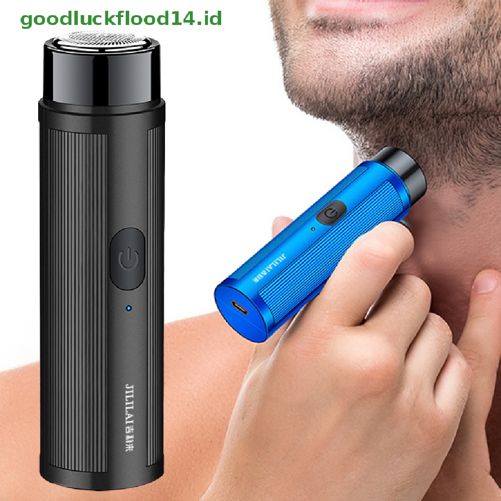 [GOOGFOUR] Alat Cukur Mini Elektrik Pria Otomatis Razor Trimmer Portable Alat Cukur Jenggot Rechargeable Razor Travel Car Mini Shaver [TOP]