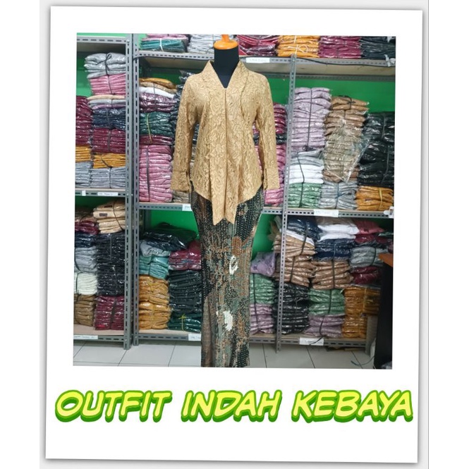 IndahKebaya • SETELAN KEBAYA FLOY BROKAT INDAH / KEBAYA JUMBO LD 130 120 110 / KEBAYA KONDANGAN MODERN KEKINIAN / KEBAYA BUSUI FRIENDLY / KEBAYA WISUDA NATALAN KARTINI MIX ROK BATIK JUMBO / WARNA HITAM MOCCA LAVENDER NAVY WARDAH HIJAU BOTOL GOLD SILVER