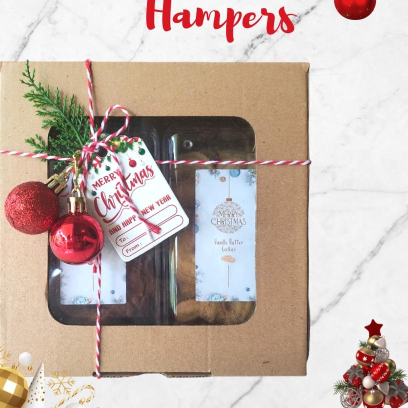 

♟ HAMPERS NATAL KADO CHRISTMAS GIFT BOX COOKIES PARCEL MAKANAN EXCLUSIVE TERMURAH!!! ✈