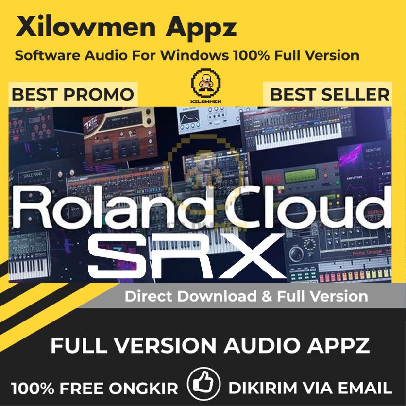 [Full Version] Roland VirtualSonics SRX Romplers Bundle 20 Pro Lifetime Audio Software WIN OS - Bundle instrumen virtual dari Roland