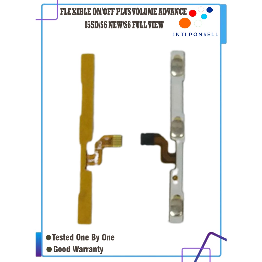 FLEXIBLE ON OFF PLUS VOLUME ADVAN I55D - S6 NEW - S6 FULL VIEW - FLEX ADVAN