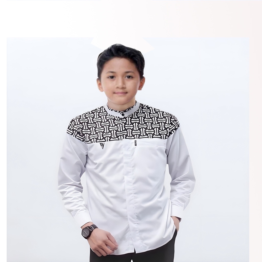 baju koko falcon anak panjang