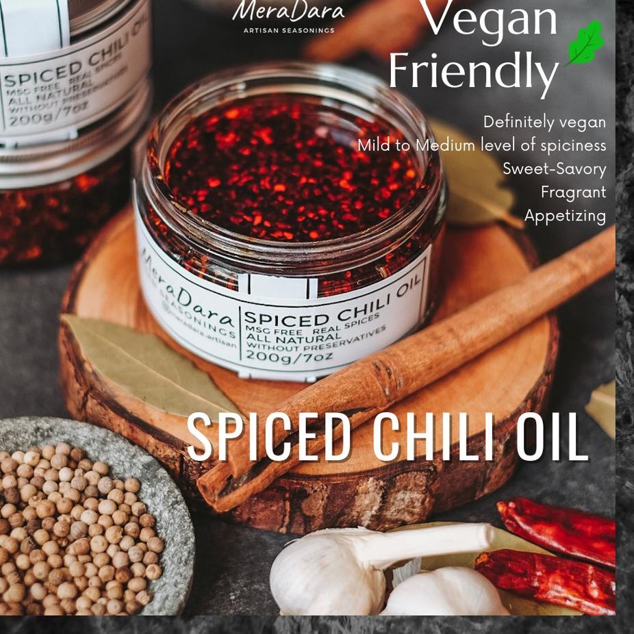 

℗ MERADARA Ebi/Spiced Chili Oil Dimsum Sambal Minyak Cabe Ebi/Original vegan friendly ☃