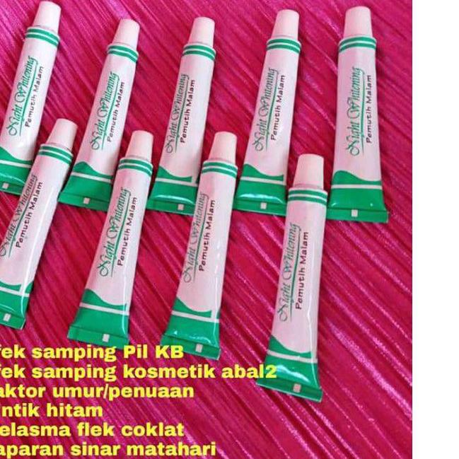 ♧  Flek dr Liz / Lis night Cream / Liz night whitening / saleb flek Lis skincare ✸