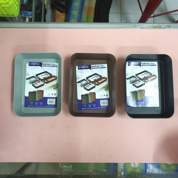 Nampan Plastik Display M Display Tray Medium Multiporpose Tray Medium Lucky Star