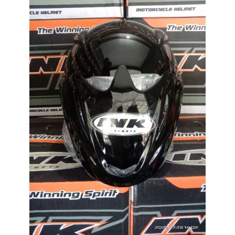 HELM SONGKOK CX22 INK Helm Half Face INK CX 22 Solid Polos SNI Batok ABS ORI