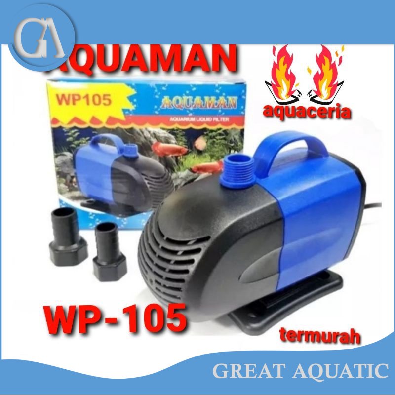 Aquaman wp 105 power head pompa celup air kolam aquarium WP 105