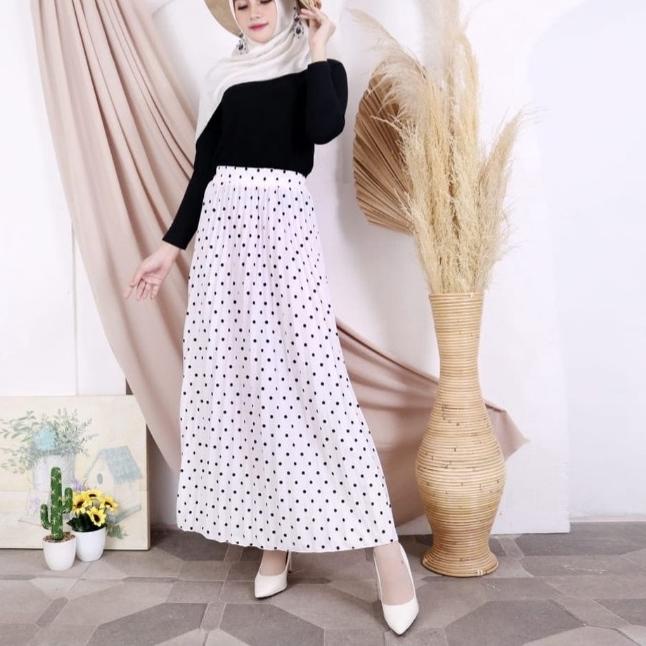 ✽ GS-ROK PLISKET YEJIN PREMIUM/ POLKADOT/ KOTAK/LILY/ ROK PLISKET DAISY PREMIUM/ROK PLISKET PANJANG/