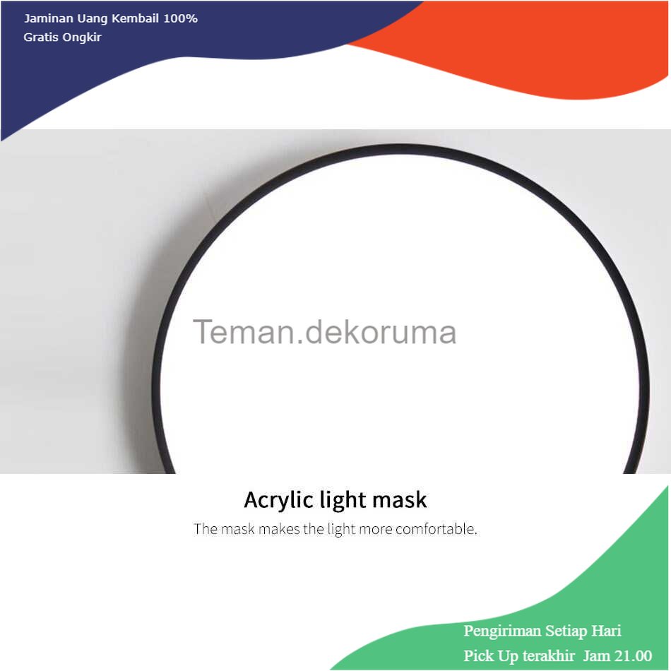 TD - LMP Iminovo Lampu LED Plafon Dimmable 18W 30 cm 3 in 1 Color - XD-997A