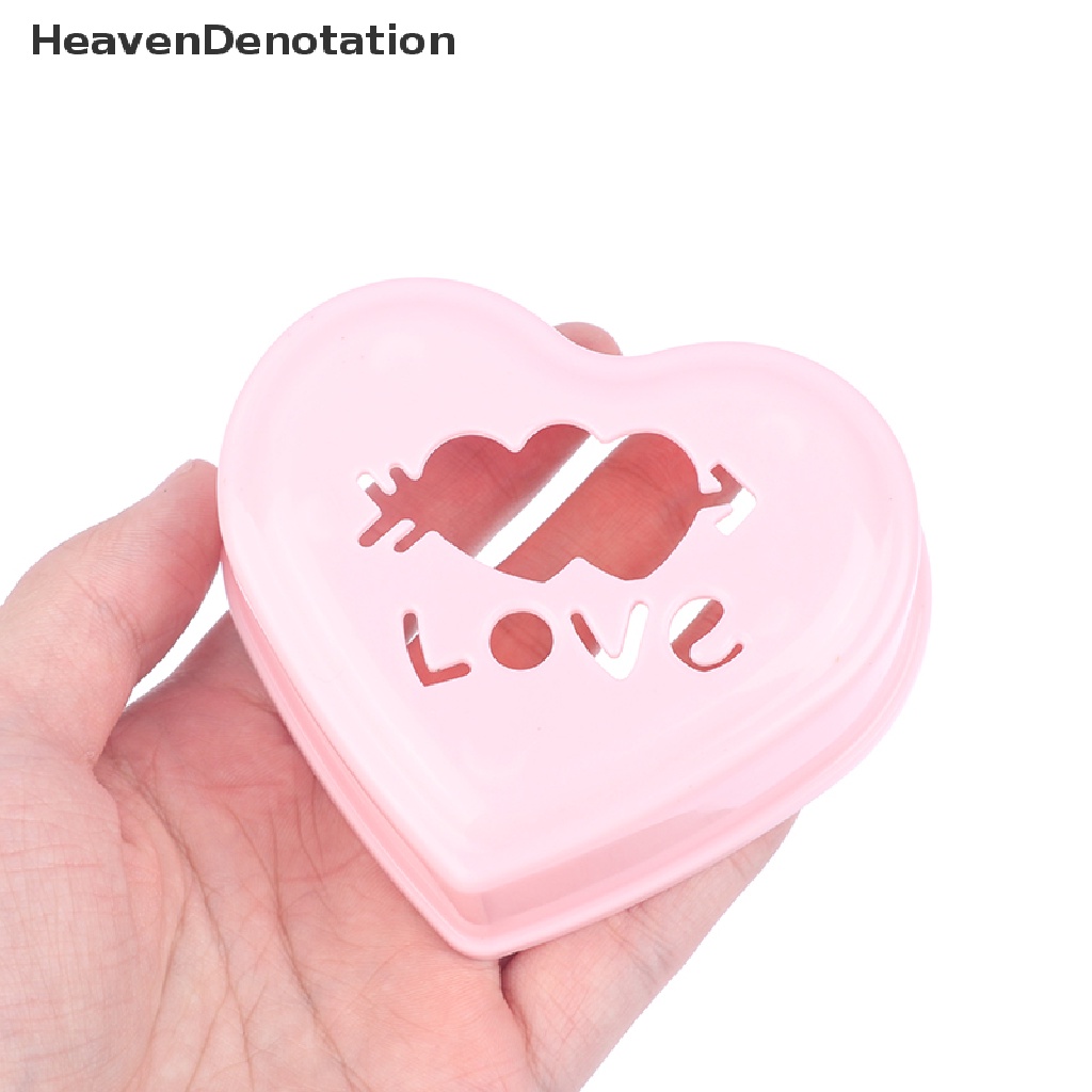 [HeavenDenotation] 1pc Kitchen Breakfast Love Cetakan Sandwich Roti Biskuit Embosser Kue Alat HDV