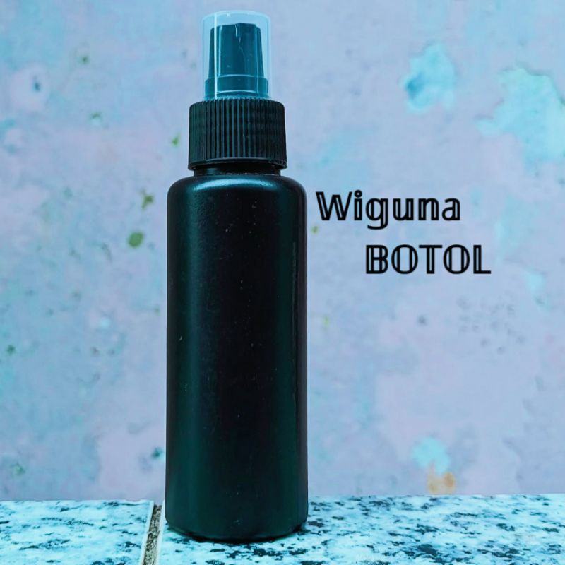 Botol Pump Treatment 100ml HDPE Hitam / Botol HDPE 100ml Tutup Pump Treatment Hitam