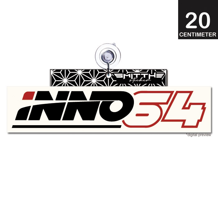 Stiker inno64 Cutting Sticker Decal Waterproof aksesoris Mobil Motor