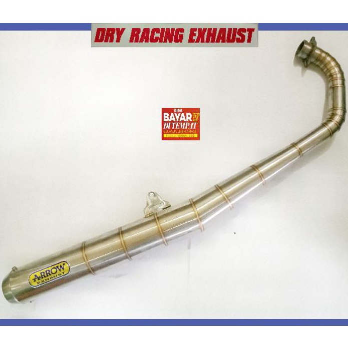 KNALPOT RX KING RX SPESIAL STANDAR RACING ARROW FULL STENLESS