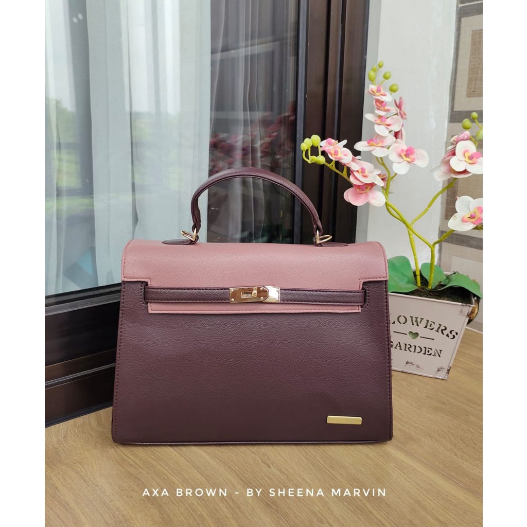 Tas Axa Brown Sheena Marvin Tas Selempang Wanita