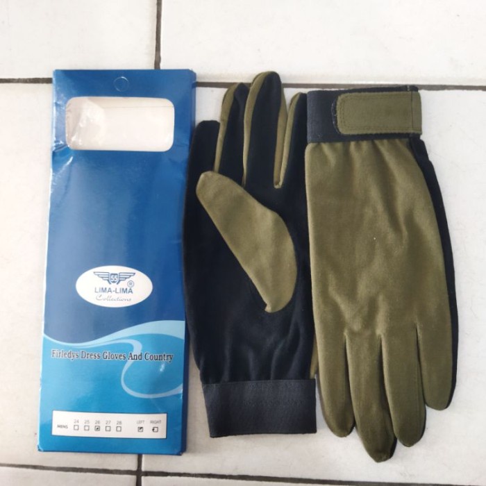 Gloves Sarung Tangan Upacara Hijau Army Standar Tni