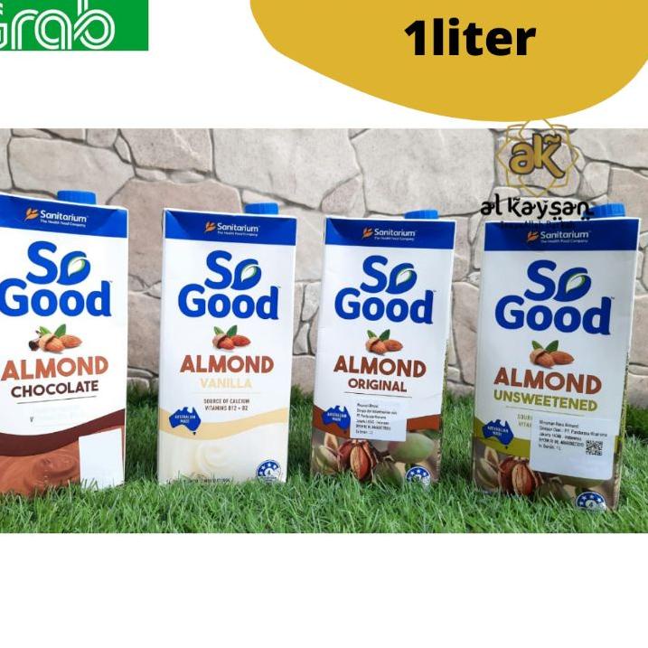 

♖ SUSU ALMOND SO GOOD 1 LITER SEMUA VARIAN ➢