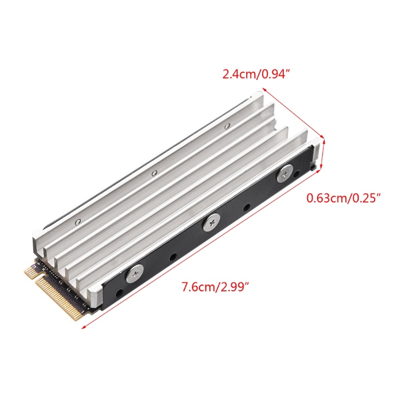 Bt Laptop Tembaga M.2 NVMe 2280 Heatsink Untuk Pendingin Laptop Cooler Heat Sink