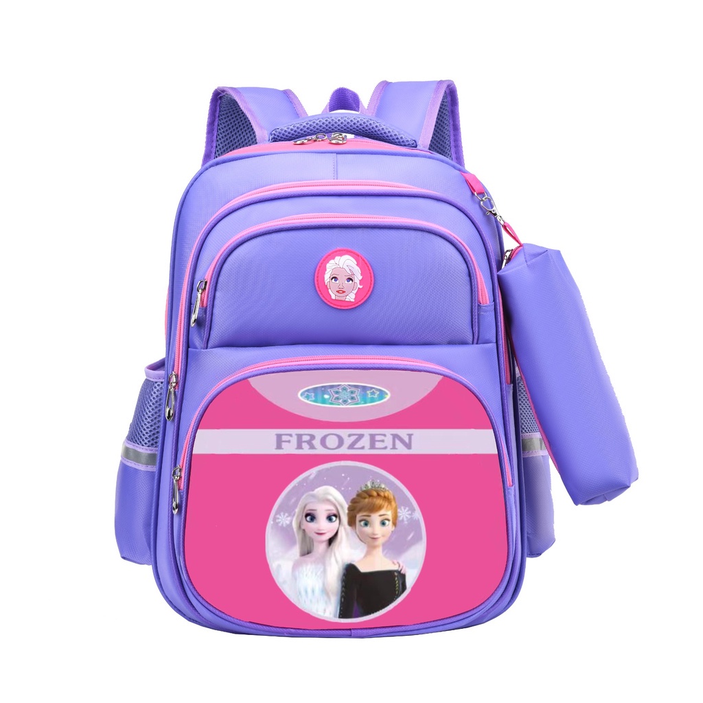 NEW TAS RANSEL ANAK SEKOLAH SD IMPORT FREE TEMPAT PENSIL 2IN1 3D 00520-00525