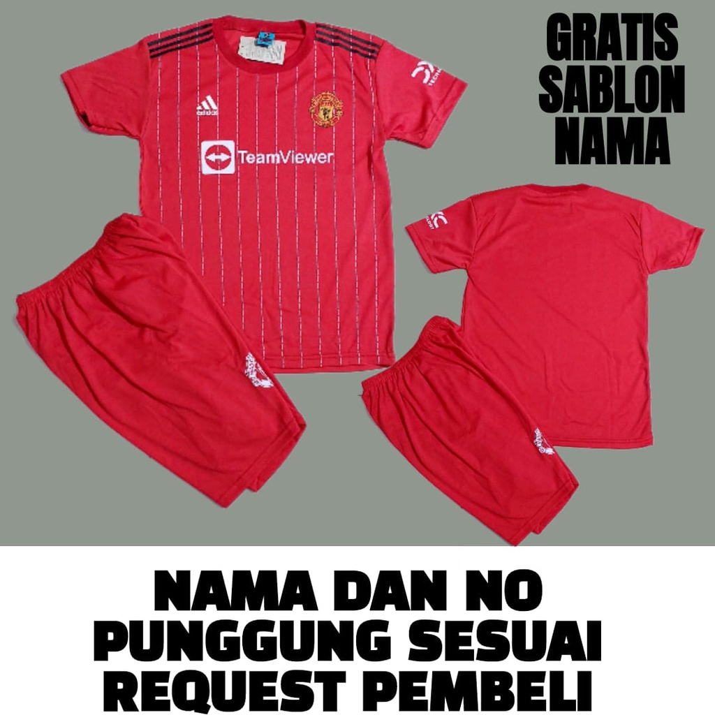 Jeraey mu/setelan baju bola murah