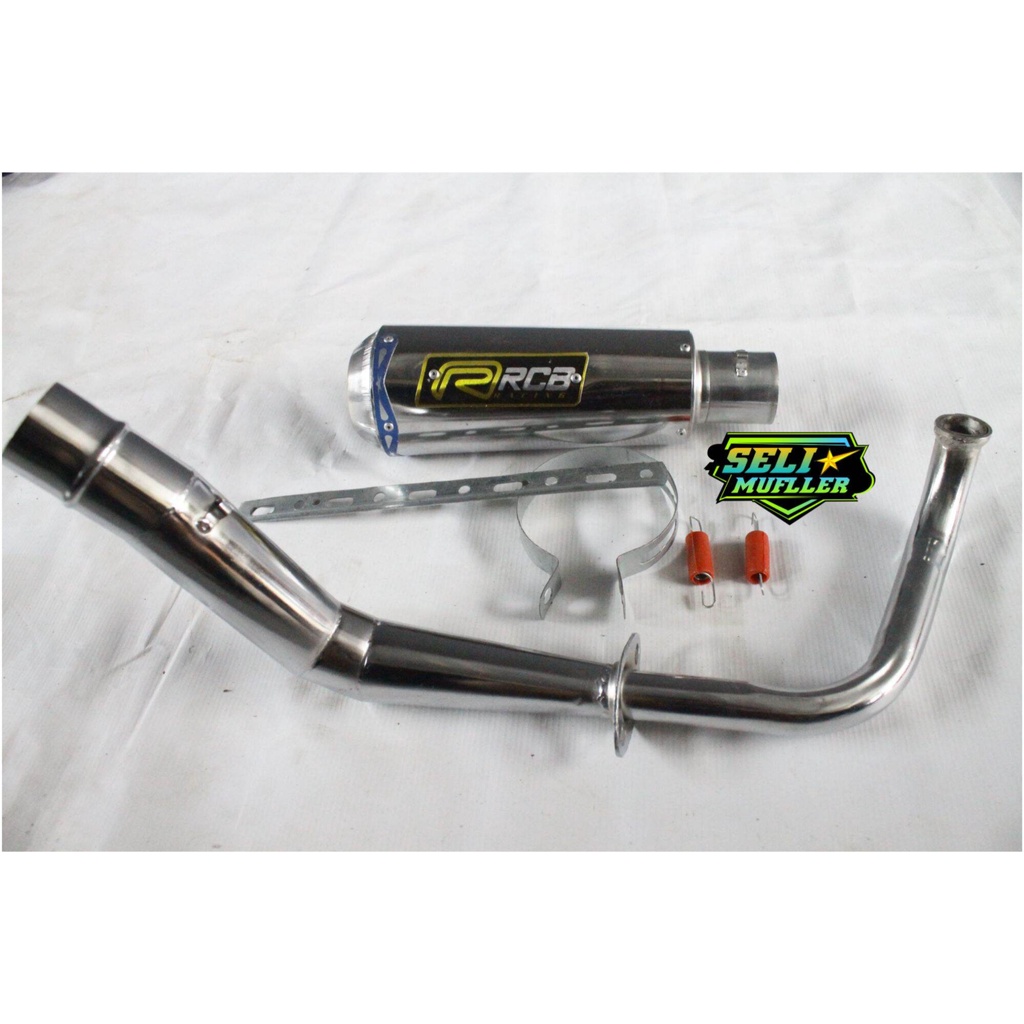 Knalpot racing RCB Kapsul Full crum Beat all series/Beat karbu/beat fi/beat pop/beat street/beat new