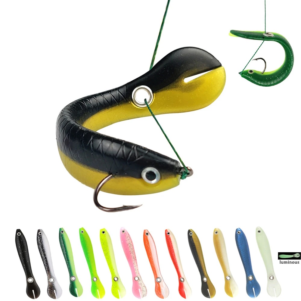 Realistis Renang Memancing Umpan Aksesori Silikon Loach Kecil Umpan Buatan Untuk Bass Pike Memancing Lembut Bionic Fishing Lure Stuff Fishing Gear Bass Lures