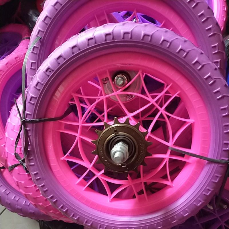 Ban permanen ban sepeda anak ukuran 12 inch ban mati ukuran 12 inch harga sepasang sudah plus gear