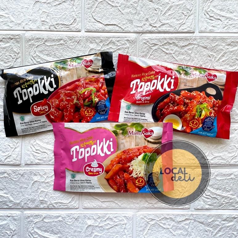 

H92 MamaSuka TOPOKKI HALAL MamaSuka TTEOKBOKKI INSTANT KOREA HALAL 134gr WOW BANGET ㄼ