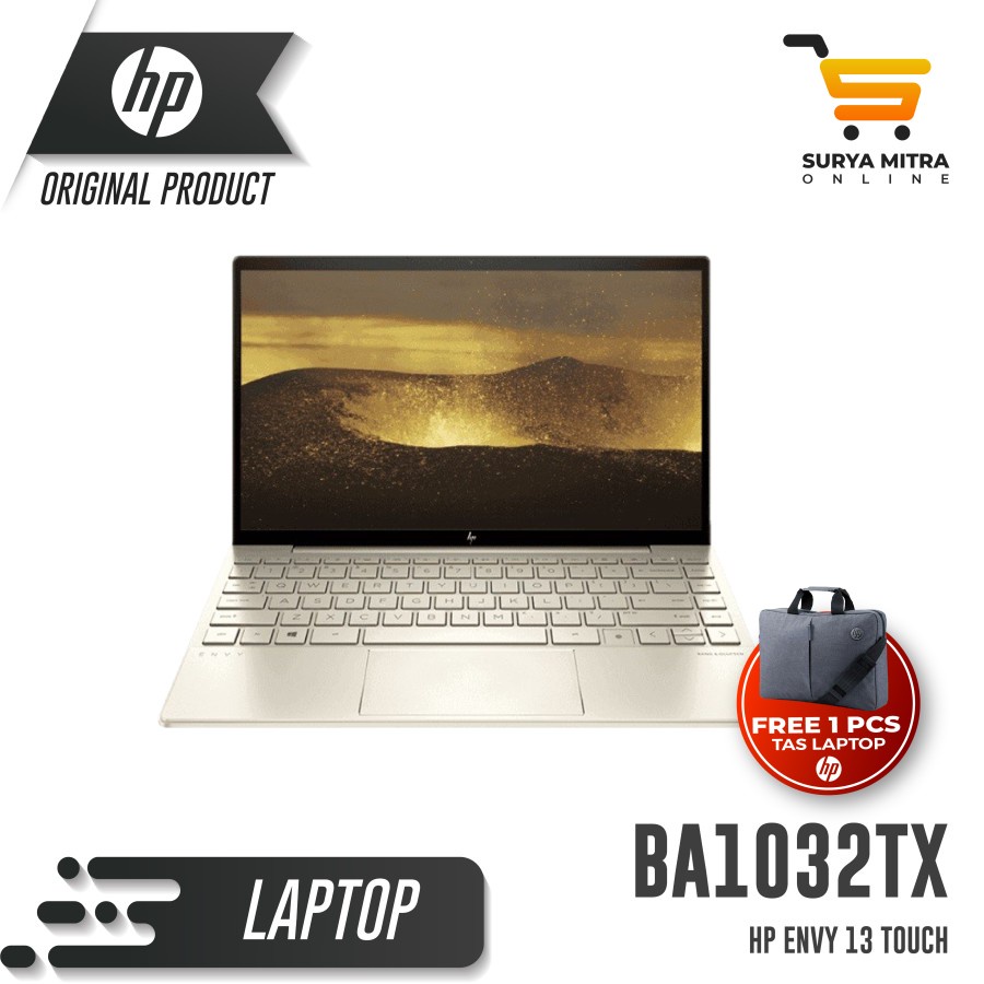 HP Envy 13 ba1032TX Touch - i7 1165G7 16GB 512ssd MX450 2GB W10+OHS