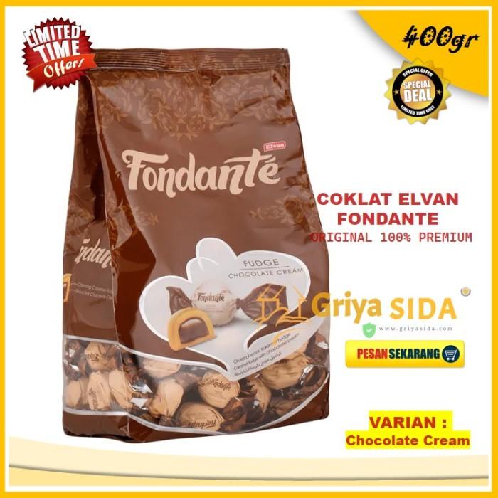 

Elvan fondante 400gr coklat turki premium elvan Chocolate Cream