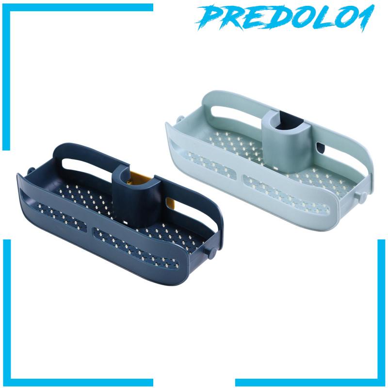 [Predolo1] Rak Tiris Kran Tahan Lama Gantungan Kain Piring Aksesoris Untuk Sikat Scrubber