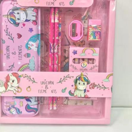 

Terlaris ✨ -"- STUDY SET STATIONERY SET ALAT TULIS SEKOLAH KARAKTER UNICORN/SPIDERMAN/FROZEN/LITTLE PONY 8015 - 2.2.23