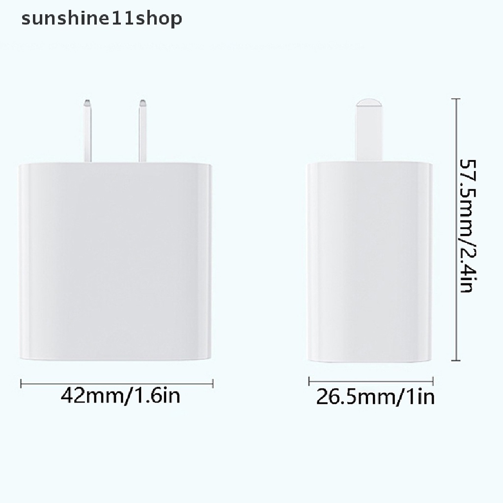 IPHONE Sho PD 20/30W Untuk PD Tipe C Charger Adapter Untuk Iphone12 11 Pro XR X XS Max N