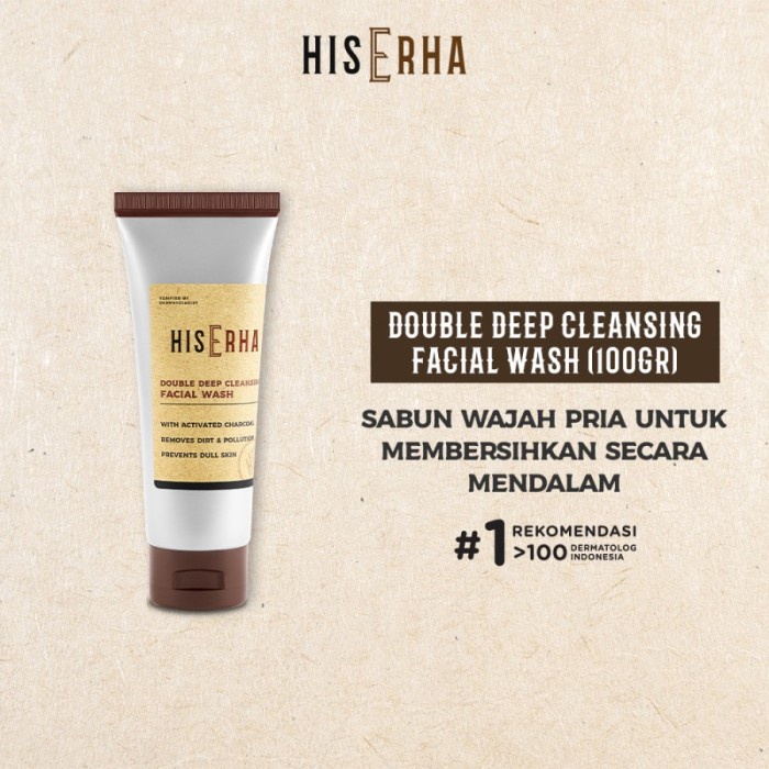 HIS ERHA Double Deep Cleansing Facial Wash