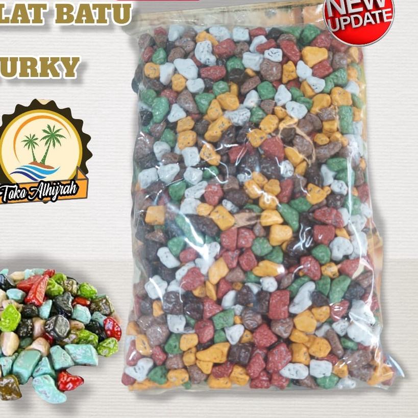 

☀ Coklat / cokelat batu krikil saudi / turky 1kg ✶