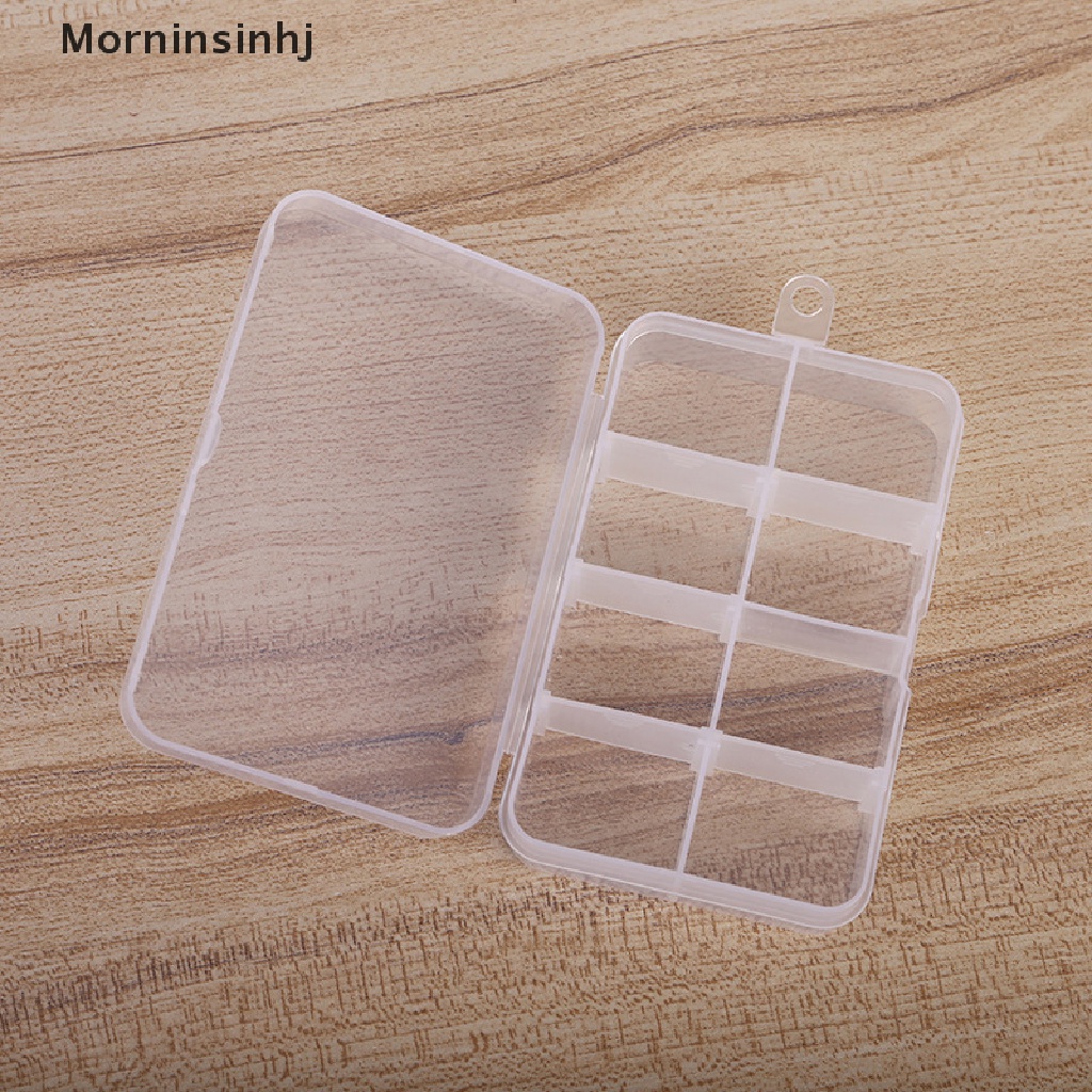 Mornin 8grids Kotak Penyimpanan Adjustable Untuk Perhiasan Kecil Kotak Alat Manik-Manik Organizer Case id