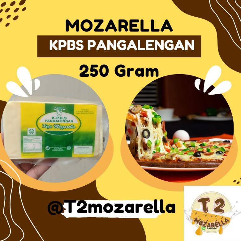 

[KODE 77] (BISA COD)Keju Mozzarella KPBS 250gr HALAL MUI