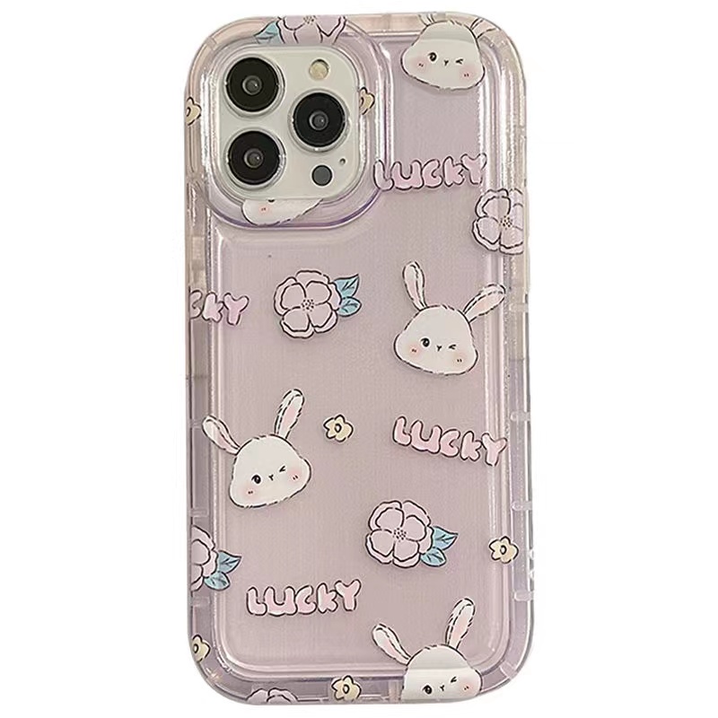 IPHONE Cocok Untuk Iphone14 14pro 14plus 13 13mini 13pro 13prm iPhone12 7Plus 8Plus Xr XS 13 12mini Pro Max Empat Sudut Casing Ponsel Transparan Tahan Guncangan