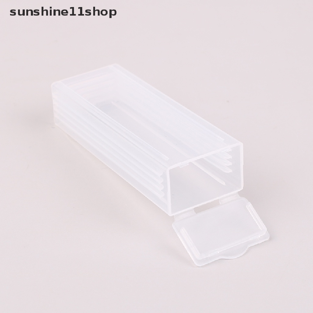 Sho Tempat Slide Mikroskop Plastik Kotak Penyimpanan Microslide PP Tahan 5kotak Dispenser N