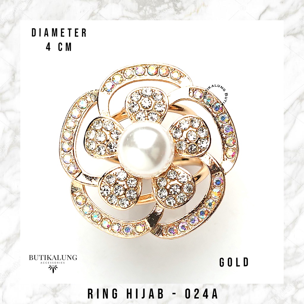 Bros Serut Ring Hijab Cincin Jilbab Aksesoris Muslim 014 - 024