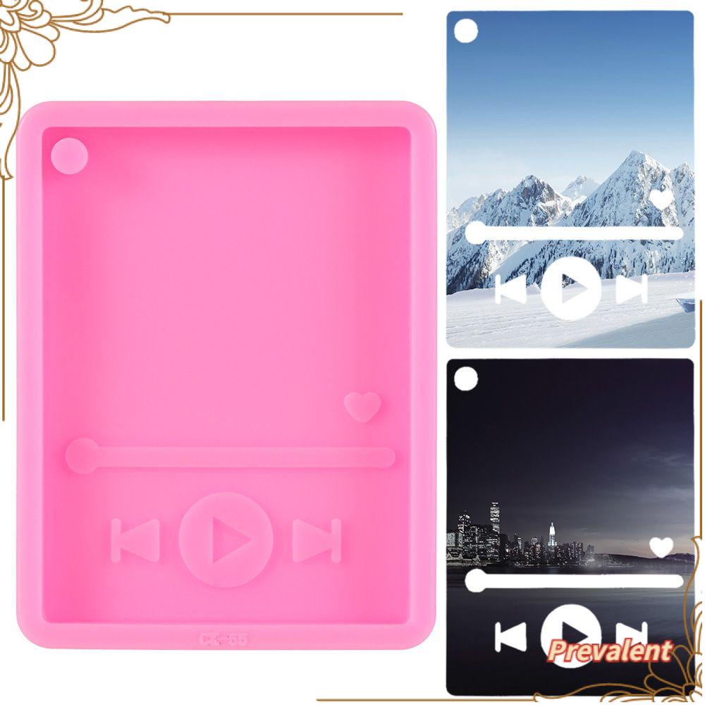 Preva Resin Player Mold MP3 Alat Kue Kerajinan Resin Clay Mold Alat Membuat Perhiasan