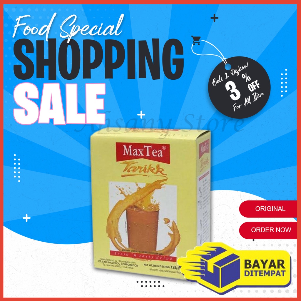 

Max Tea Teh Tarik 125gr