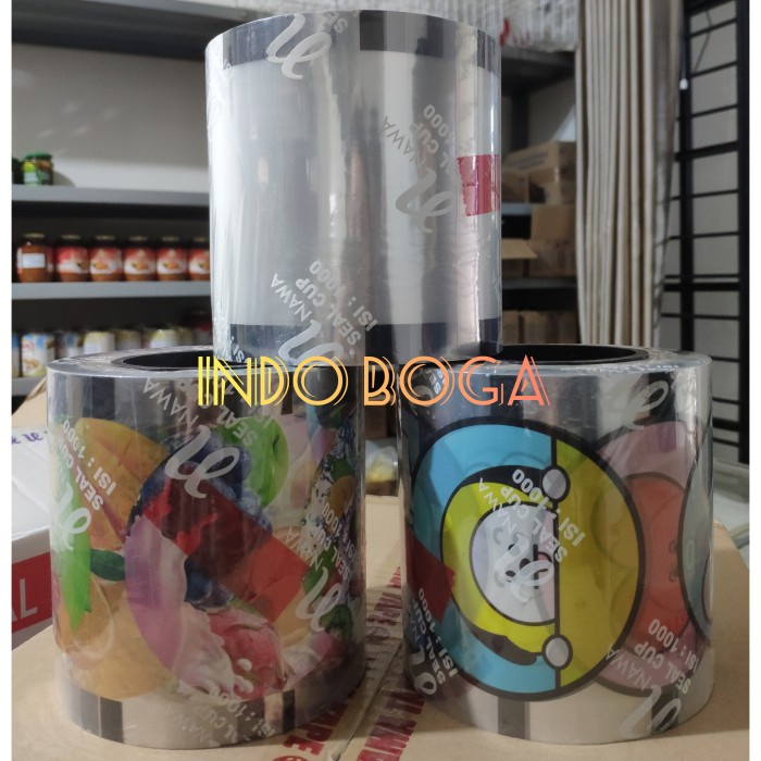 

plastik lid cup sealer 1000 cup PREMIUM kartonan / dus isi 12 roll